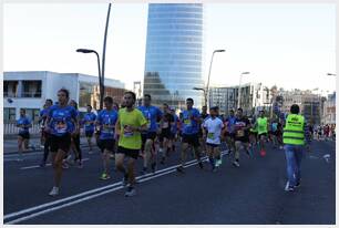 Foto 193 de la carrera en Torre Iberdrola y puente de Deusto