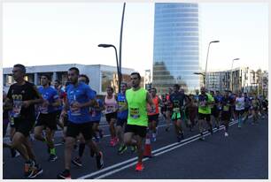 Foto 195 de la carrera en Torre Iberdrola y puente de Deusto