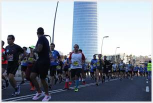 Foto 196 de la carrera en Torre Iberdrola y puente de Deusto