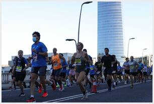 Foto 197 de la carrera en Torre Iberdrola y puente de Deusto