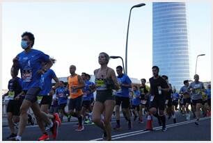 Foto 198 de la carrera en Torre Iberdrola y puente de Deusto