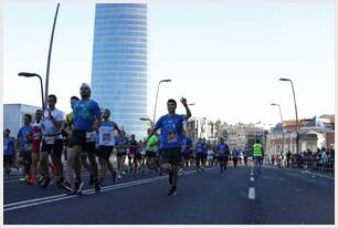 Foto 199 de la carrera en Torre Iberdrola y puente de Deusto