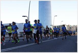 Foto 201 de la carrera en Torre Iberdrola y puente de Deusto