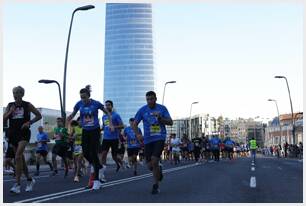 Foto 202 de la carrera en Torre Iberdrola y puente de Deusto