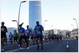 Foto 203 de la carrera en Torre Iberdrola y puente de Deusto