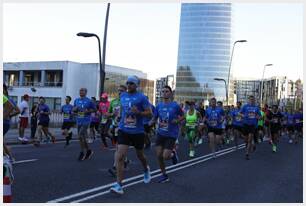 Foto 205 de la carrera en Torre Iberdrola y puente de Deusto