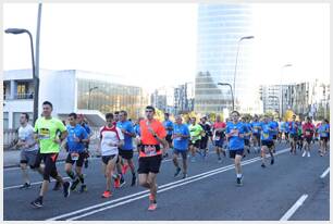 Foto 229 de la carrera en Torre Iberdrola y puente de Deusto