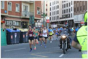 Foto 349 de la carrera en Torre Iberdrola y puente de Deusto