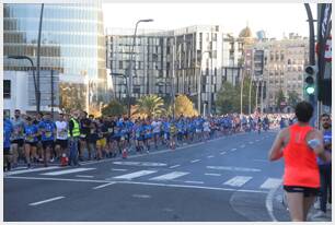 Foto 352 de la carrera en Torre Iberdrola y puente de Deusto