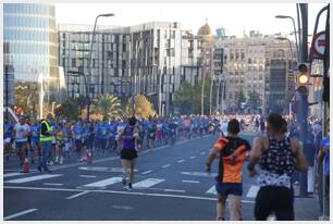 Foto 354 de la carrera en Torre Iberdrola y puente de Deusto