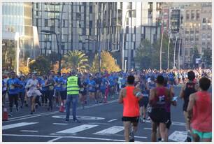 Foto 356 de la carrera en Torre Iberdrola y puente de Deusto