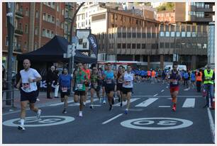 Foto 364 de la carrera en Torre Iberdrola y puente de Deusto