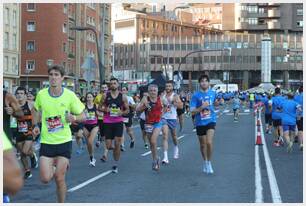 Foto 397 de la carrera en Torre Iberdrola y puente de Deusto