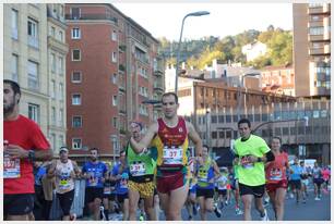 Foto 412 de la carrera en Torre Iberdrola y puente de Deusto