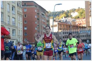 Foto 413 de la carrera en Torre Iberdrola y puente de Deusto