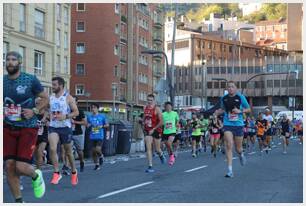 Foto 416 de la carrera en Torre Iberdrola y puente de Deusto