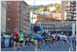 Foto 417 de la carrera en Torre Iberdrola y puente de Deusto