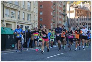 Foto 418 de la carrera en Torre Iberdrola y puente de Deusto