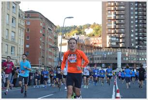 Foto 421 de la carrera en Torre Iberdrola y puente de Deusto