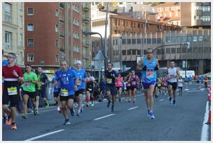 Foto 434 de la carrera en Torre Iberdrola y puente de Deusto