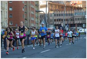 Foto 439 de la carrera en Torre Iberdrola y puente de Deusto