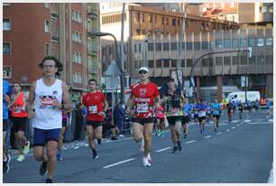 Foto 441 de la carrera en Torre Iberdrola y puente de Deusto