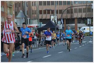 Foto 443 de la carrera en Torre Iberdrola y puente de Deusto