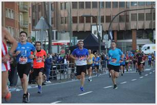 Foto 444 de la carrera en Torre Iberdrola y puente de Deusto