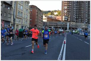 Foto 475 de la carrera en Torre Iberdrola y puente de Deusto