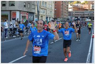 Foto 483 de la carrera en Torre Iberdrola y puente de Deusto