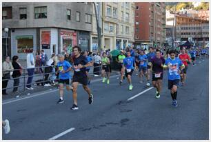 Foto 488 de la carrera en Torre Iberdrola y puente de Deusto