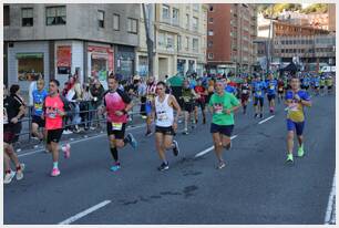 Foto 496 de la carrera en Torre Iberdrola y puente de Deusto