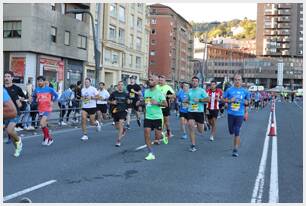 Foto 512 de la carrera en Torre Iberdrola y puente de Deusto