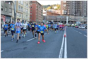 Foto 515 de la carrera en Torre Iberdrola y puente de Deusto