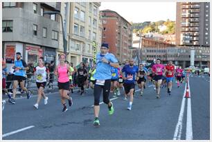 Foto 516 de la carrera en Torre Iberdrola y puente de Deusto