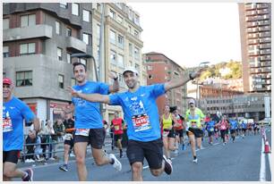 Foto 521 de la carrera en Torre Iberdrola y puente de Deusto