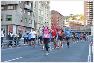 Foto 523 de la carrera en Torre Iberdrola y puente de Deusto