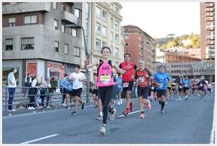 Foto 524 de la carrera en Torre Iberdrola y puente de Deusto