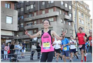 Foto 525 de la carrera en Torre Iberdrola y puente de Deusto