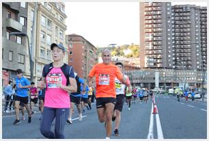 Foto 529 de la carrera en Torre Iberdrola y puente de Deusto