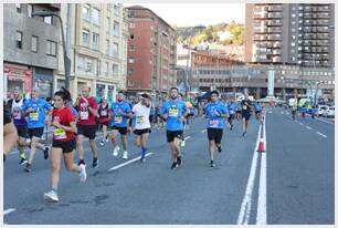 Foto 532 de la carrera en Torre Iberdrola y puente de Deusto