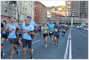 Foto 536 de la carrera en Torre Iberdrola y puente de Deusto