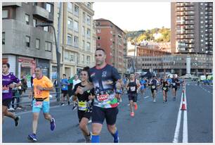 Foto 537 de la carrera en Torre Iberdrola y puente de Deusto