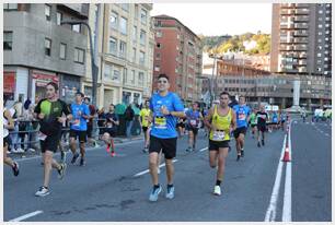 Foto 539 de la carrera en Torre Iberdrola y puente de Deusto