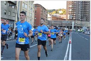 Foto 542 de la carrera en Torre Iberdrola y puente de Deusto