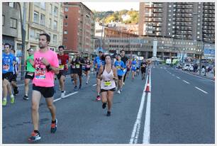 Foto 543 de la carrera en Torre Iberdrola y puente de Deusto