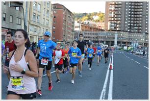 Foto 544 de la carrera en Torre Iberdrola y puente de Deusto