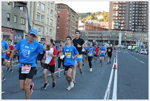 Foto 546 de la carrera en Torre Iberdrola y puente de Deusto