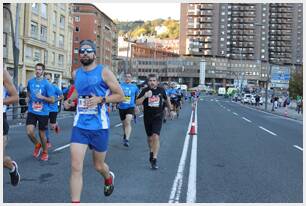 Foto 547 de la carrera en Torre Iberdrola y puente de Deusto