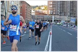 Foto 548 de la carrera en Torre Iberdrola y puente de Deusto